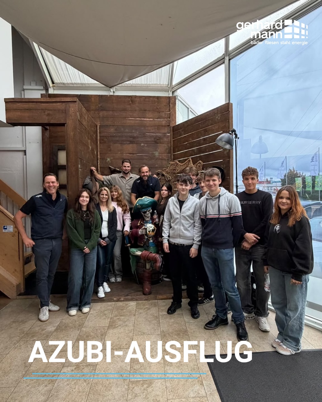 Zum Start unserer neuen Azubis haben wir heute gemeinsam unseren Tag verbracht.