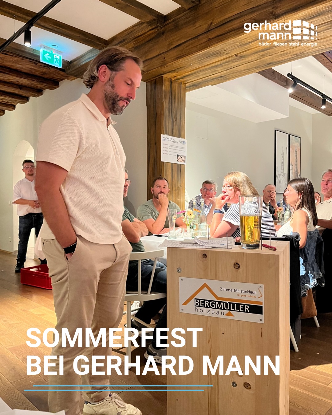Vergangenen Freitag fand unser traditionelles Sommerfest statt. Wir durften ein