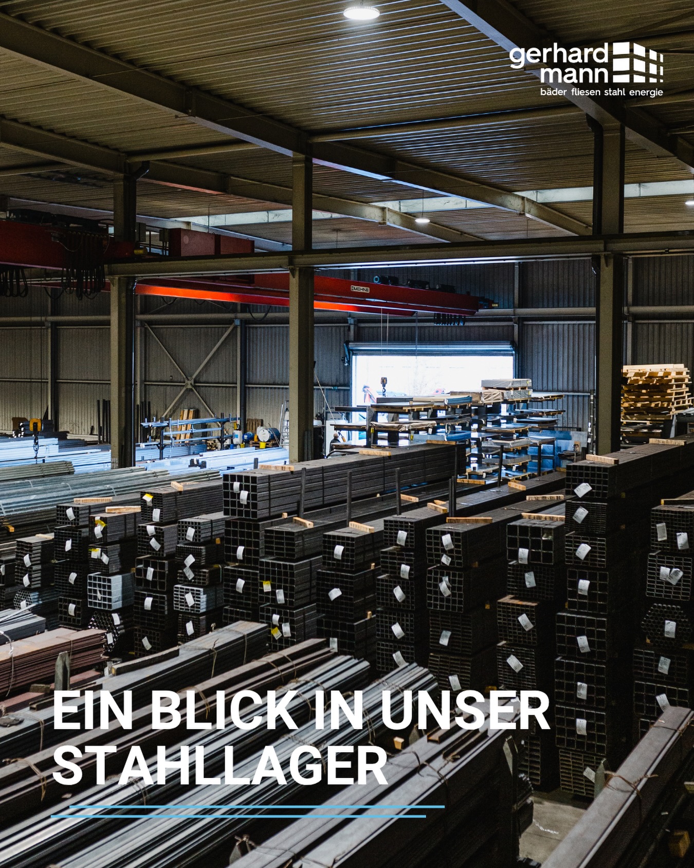 Ein Blick hinter die Kulissen ????????
Hier lagert unser Stahl – bereit für dein